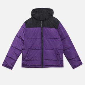 Chaqueta para Mujer OEM Azul Clematis con Cierre Completo, Chaqueta Burbuja de Lona Transpirable con Diseño Sólido en la Parte Delantera - Product Image 6