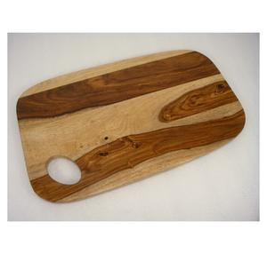 Ensemble de planche à découper en bois d'acacia personnalisé et écologique pour la cuisine et la maison Design réversible pour la préparation et le service des repas - Product Image 3