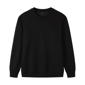 Collection automne hiver 100% coton 320g santé tissu à capuche sweat à col rond pour hommes à la mode Logo pulls printemps col rond - Product Image 6