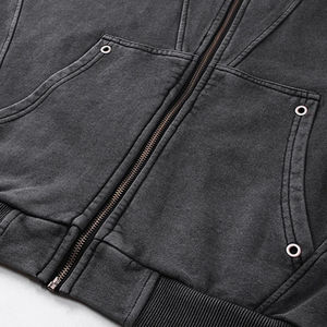 2025 New Winter Wholesale Fleece Fabric 100% Cotton DTF Print <b>Hoodies</b> <b>Men</b> Custom Solid Color Breathable Unisex - Product Image 5