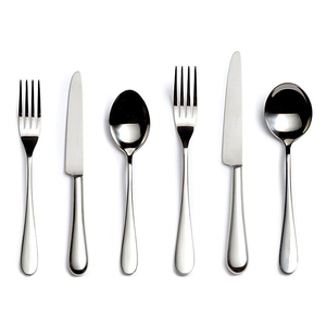 Juegos de Cubiertos de acabado de cobre y acero inoxidable de la mejor calidad, juego de cubiertos con mango de Metal, cuchara, tenedor, cuchillo - Product Image 4