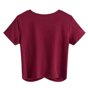 Top corto de algodón de alta moda de buena calidad para mujer, Top corto de verano, Tops cortos de algodón de alta calidad para mujer, camiseta sin mangas - Product Image 4