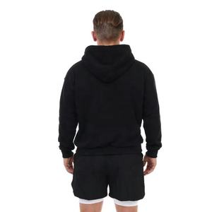 100% coton sweats à capuche lourds construire marque personnalisée de haute qualité grande taille sweats à capuche pour hommes fermeture éclair impression Logo sweats à capuche pour unisexe - Product Image 3
