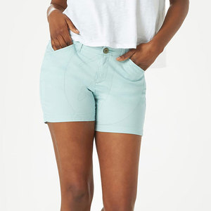 Pantalones cortos vaqueros ligeros de alta calidad para mujer Diseño personalizado Transpirable y asequible - Product Image 4