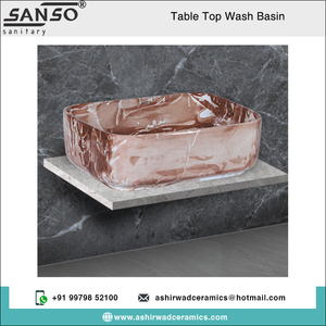 Fabricant exportateur Design moderne de qualité supérieure Utilisation de la salle de bain Lavabo de table ovale en céramique Expérience approfondie - Product Image 2