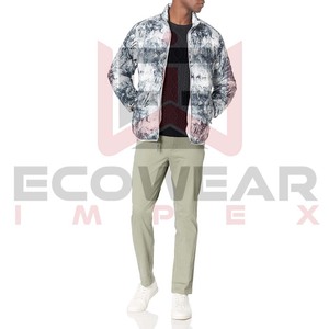 Chaqueta acolchada de algodón con logotipo personalizado Chaqueta acolchada de poliéster de invierno de diseñador para hombre Chaquetas de alta calidad Último diseño - Product Image 4