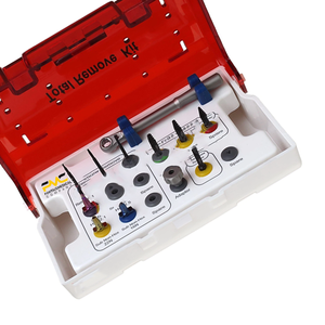 Kit complet d'extraction SOS pour vis cassées, instrument chirurgical pour les procédures de récupération d'implants dentaires - Product Image 6