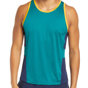 Débardeur de gym pour homme décontracté en coton respirant à séchage rapide écologique anti-boulochage couleur personnalisée XL haut de chemise sans manches - Product Image 2