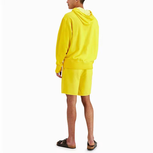 Modern Style Men's Hoodie & Shorts Set Comfortable Fit for Gym & Sports Plus Size for Winter Daily Use - Product Image 4