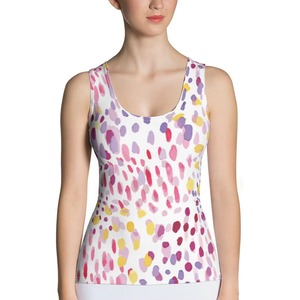 เสื้อกล้ามสตรีพิมพ์ซับลิเมชันโพลีเอสเตอร์100% ขนาดใหญ่พิเศษ - Product Image 3