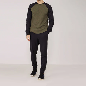 T-shirts à manches longues 100% coton fabriqués en usine motif de lettre de couleur personnalisée conception de vente chaude - Product Image 2