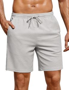 Pantalones cortos deportivos atléticos de alta calidad para hombre, pantalones cortos de Fitness con cordón impermeables de secado rápido, transpirables, deportivos sólidos de alta calidad - Product Image 2