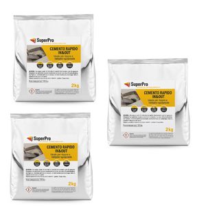 Cemento SuperPro Rapid 6kg para Reparaciones de Hormigón y Yeso Producto Fijación Rápida - Product Image 1