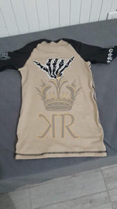 Vêtements Spandex de Gym pour Hommes Jiu Jitsu Gi BJJ Rash Guard Printing Sublimation Printed Grappling Wear Tight Casual T shirt - Product Image 2