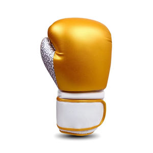 Găng tay đấm bốc bằng da cao cấp, <span class=keywords><strong>l</strong></span>àm thủ công, thiết kế thoáng khí, có khóa dán, dùng cho tập luyện ngoài trời - Product Image 2