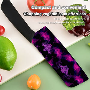 Couteau de chef en céramique en gros avec manche en plastique pour la cuisine, prix d'usine, livraison gratuite - Product Image 5