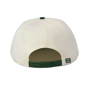 Casquette de golf bicolore anti-humidité en gros, casquette de performance à 6 panneaux avec logo personnalisé, fermeture snapback, sergé de coton, livraison rapide - Product Image 5