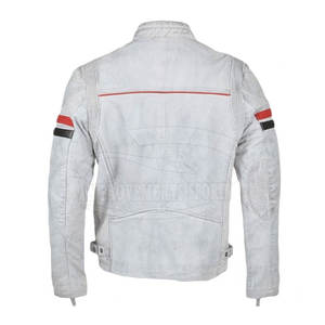 Hecho en Pakistán Último diseño Chaqueta de cuero para motocicleta Chaquetas de cuero de manga larga para motocicleta - Product Image 3