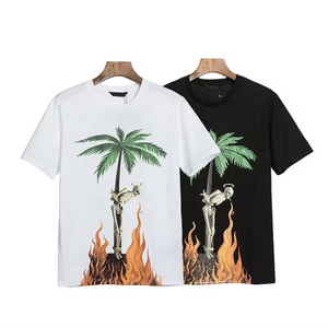 Camiseta de algodón de fibra de bambú para hombre, ropa personalizada, camiseta gráfica de gran tamaño, camisetas de algodón/fibra de bambú para hombre de Pakistán - Product Image 1