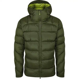 Chaqueta de invierno personalizada para exteriores, chaqueta informal con capucha para hombre, chaqueta acolchada de talla grande para hombre, proveedor de plumón con capucha ultraligero para hombre - Product Image 1
