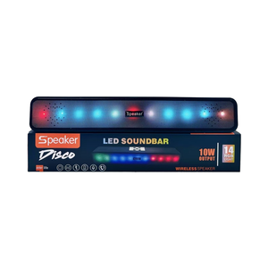 E93 <b>Wireless</b> Soundbar Speaker 10W RGB LED Stereo TV Home Audio - Product Image 4