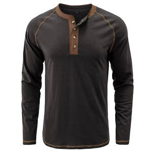 Camisetas de cuello redondo para hombre 2024, camisetas de diseño clásico de manga larga para hombre, ropa informal ligera, camisetas para hombre - Product Image 6