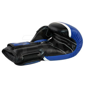 Gants de boxe de bonne qualité, couleur contrastée, logo personnalisé, gants de boxe en cuir résistant - Product Image 6
