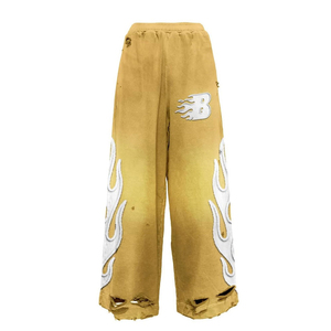 Ensemble survêtement d'hiver en molleton de coton imprimé sur toute la surface, 2 pièces, poids lourd, antibactérien, streetwear - Product Image 6