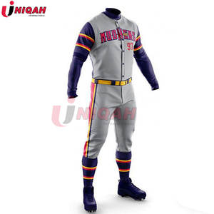 Vente en gros sur mesure Ensemble de pantalons en jersey de baseball pour hommes Vêtements de sport de softball de haute qualité Nouveau design Respirant Confortable Blanc - Product Image 3