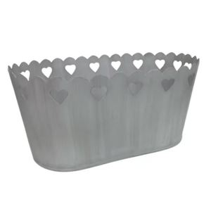 Pots de fleurs de jardin décoratifs pour intérieur/extérieur ovales en fer avec revêtement en poudre rouge Application numérique intelligente utilisable pour le jardinage - Product Image 4