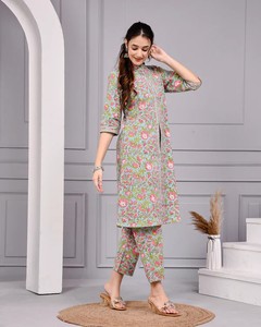 Conjunto de Ropa de Algodón con Estampado Floral Mira para Mujer, Uso Casual y Diario, al Mejor Precio al por Mayor - Product Image 3