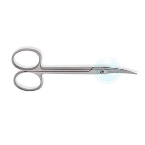 กรรไกรไอริสสแตนเลส ปลายทู่ ใบมีดยาว 7 มม. เกรดผ่าตัด - Product Image 2