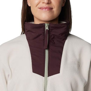 Sudadera de Forro Polar Personalizada con Media Cremallera, Color Sólido, Holgada, para Mujer, Sudadera con Cierre de Cremallera, Hombros Caídos, OEM - Product Image 4