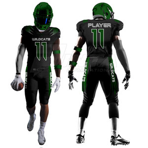 Uniformes de fútbol americano Juvenil de la mejor calidad, conjuntos de manga corta transpirables de último diseño, uniforme de fútbol americano al por mayor - Product Image 2