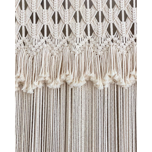 Cortina de Pared de Macramé Bohemia Hecha a Mano, Tapiz Navideño para Puerta, Decoración Boho para Pared del Hogar con Función para Colgar - Product Image 3