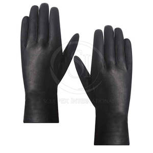 ถุงมือหนังแฟชั่นทนทานน้ำหนักเบาสีทึบพร้อมคุณสมบัติหน้าจอสัมผัสสำหรับฉากกลางแจ้งในฤดูหนาว - Product Image 1