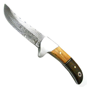 Couteaux de chasse multifonctionnels légers en acier Damas personnalisables, de qualité industrielle, avec manche en bois – Produit exclusif du fabricant leader - Product Image 2