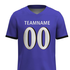 Camiseta de fútbol de alta calidad Trend Mans Camisetas de fútbol americano Logotipo personalizado Diseño personalizado Ropa deportiva Hombres Ropa de fútbol americano - Product Image 6