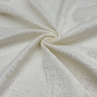 Tissu tricoté jacquard texturé 3D, tissu extensible doux pour t-shirts, polos, hauts, vêtements décontractés, vente en gros directe d'usine, OEM, ODM