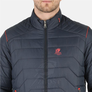 Veste matelassée pour homme, couleur unie, décontractée, streetwear, nouvelle mode, coupe-vent, 2023 - Product Image 5