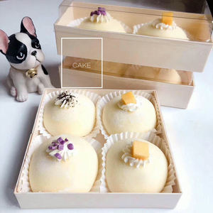Boîte à plateau de biscuits aux fruits <span class=keywords><strong>en</strong></span> <span class=keywords><strong>bois</strong></span> à faire soi-même avec couvercle <span class=keywords><strong>en</strong></span> plastique - Product Image 2