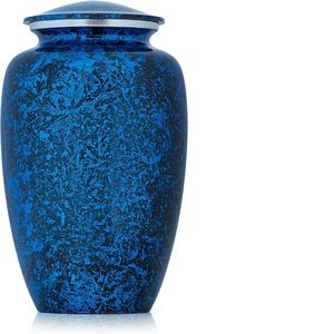 Grande urne commémorative en métal pour crémation, pour cendres humaines, pour adultes, hommes et femmes - Product Image 1