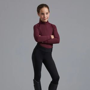 เสื้อผ้าขี่ม้าสำหรับเด็กที่สวยงามเสื้อซับในเสื้อสำหรับขี่ม้าเสื้อสำหรับเด็กสวมใส่สบายเนื้อผ้าเทคนิคดีไซน์ตามสั่ง - Product Image 2