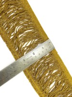 Chaîne de franges métalliques argentées brillantes de 20 cm (8 pouces) pour décoration de Noël, rideaux, vêtements et textiles de maison - Vente en gros