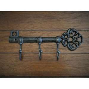 Ganchos para llaves de hierro hechos a mano con encantadores diseños Vintage para uso doméstico práctico y decorativo - Product Image 2