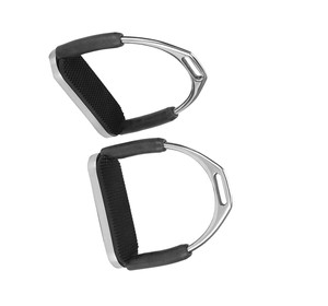 Nouvelle arrivée étriers d'équitation en aluminium léger large bande de roulement confort poignée équestre OEM usine exportation - Product Image 3