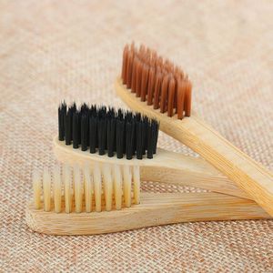 2025 Offre Spéciale écologique bambou charbon de bois brosse à dents biodégradable antibactérien soins bucco-dentaires ensemble de voyage pour adultes sans plastique - Product Image 1