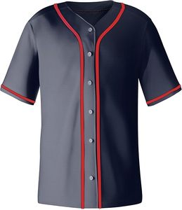 Wholesale Custom Men's Baseball & Softball Jersey Plain Blank Embroidery <b>Shirts</b> Softball Club Baseball Wear Baseball Jersey - Product Image 2