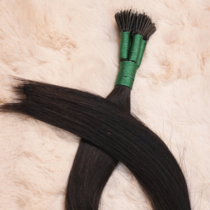 Extensiones de cabello de queratina de micropunta Remy indio virgen Natural 100%, extensiones de cabello largo sedoso recto Remy humano - Product Image 1