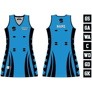 Uniformes de netball pour femmes conçus sur mesure, vêtements de sport de haute qualité en spandex/coton, options d'équipe personnalisées, disponibilité en grandes tailles - Product Image 2
